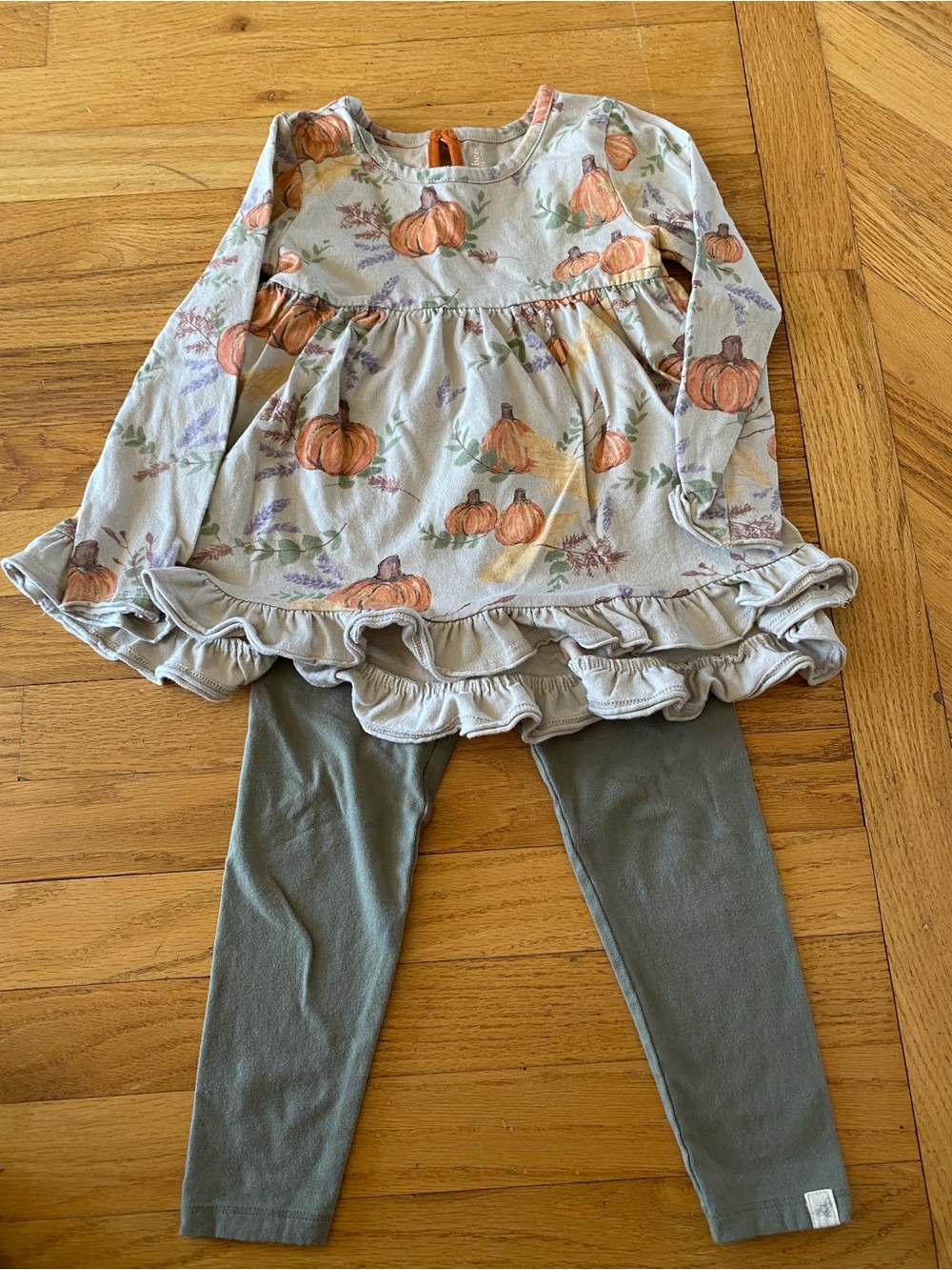 Burt’s Bees Baby Pumpkin Outfit
